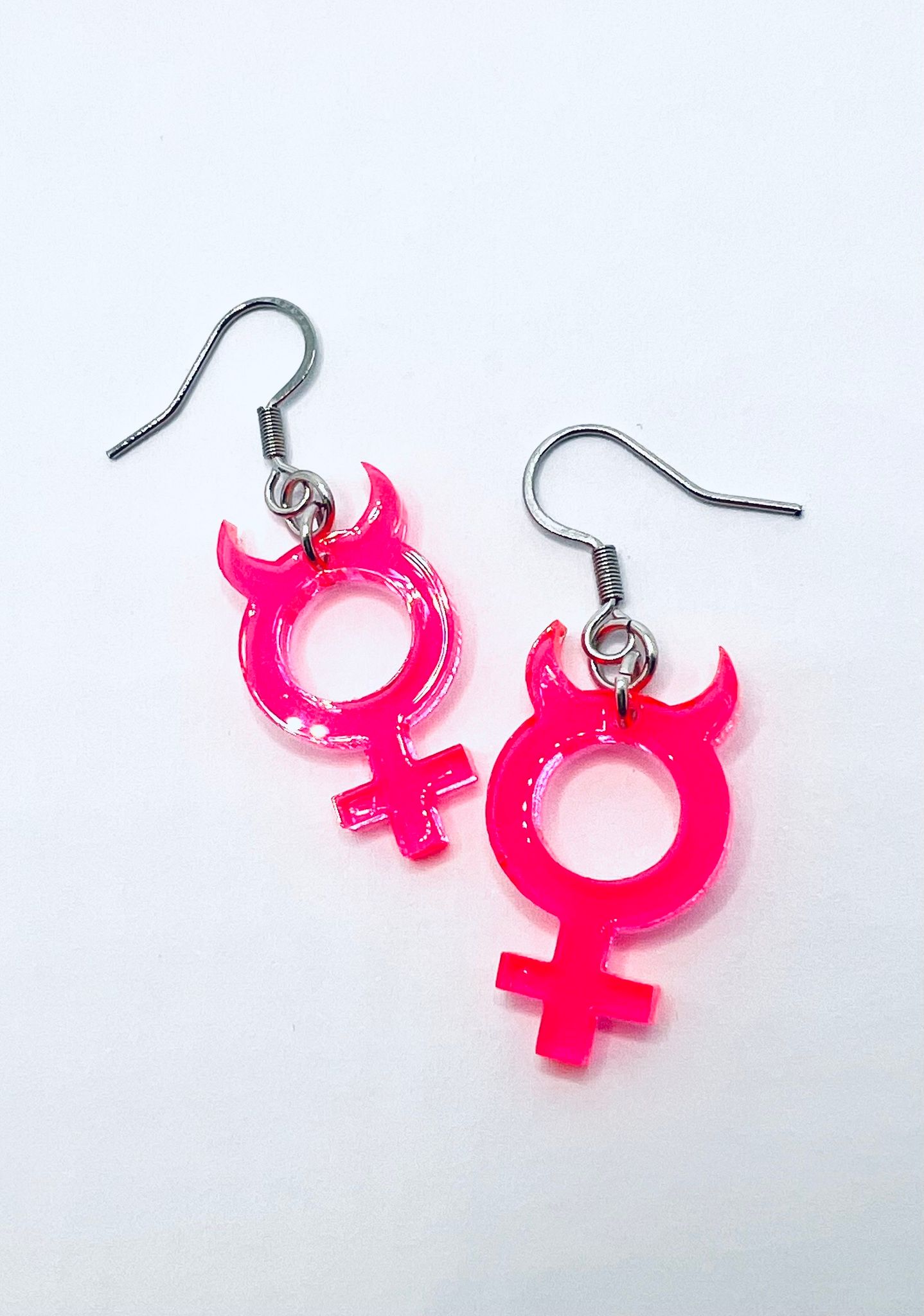 Mini She Devil, neonpink - krokar