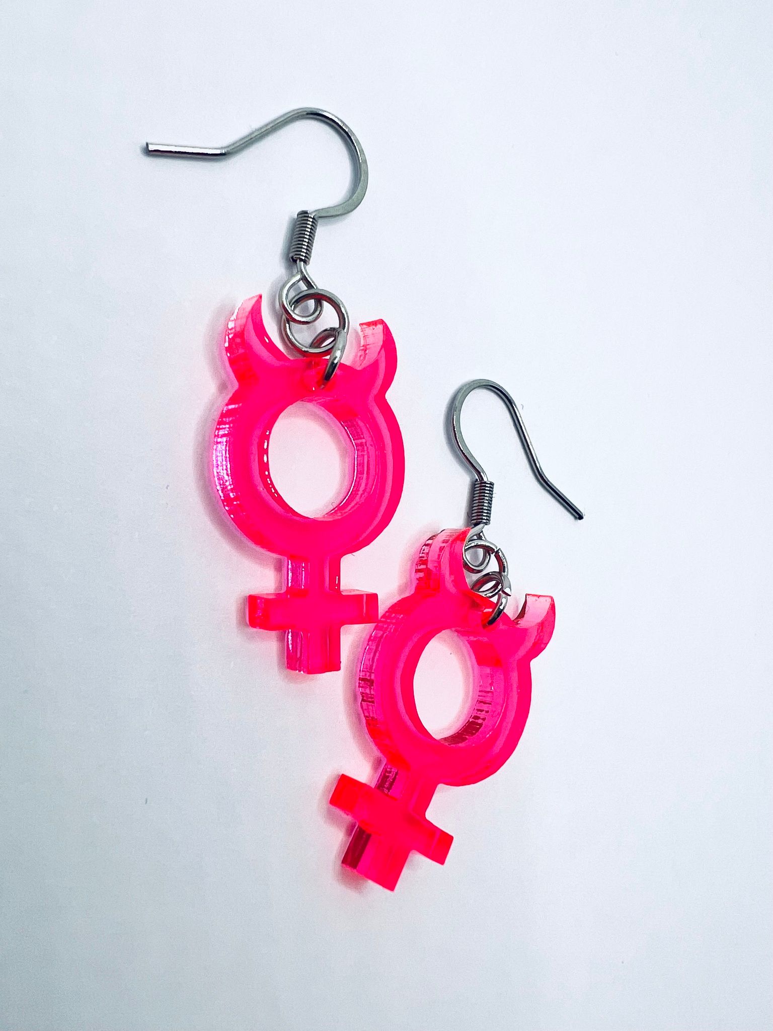 Mini She Devil, neonpink - krokar