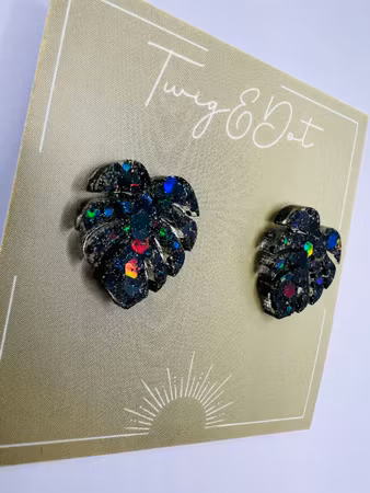 Mini Monstera Black Holo - stift