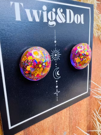 Confetti - Button Studs