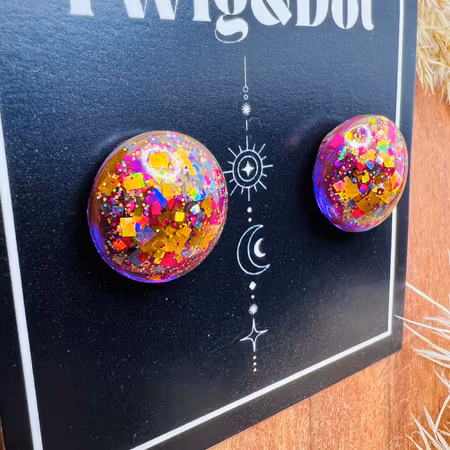 Confetti - Button Studs