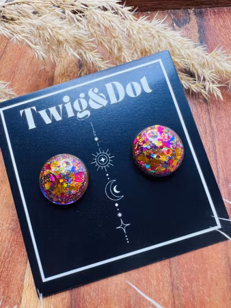 Confetti - Button Studs