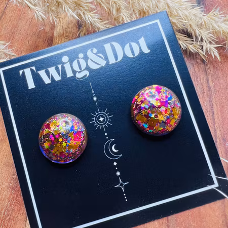 Confetti - Button Studs