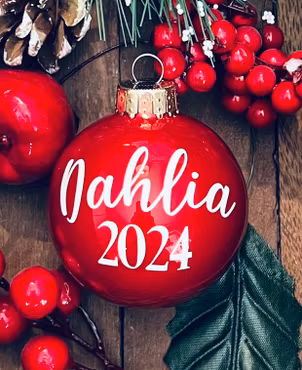 "Årskulan" - Namn & eget årtal - Glas