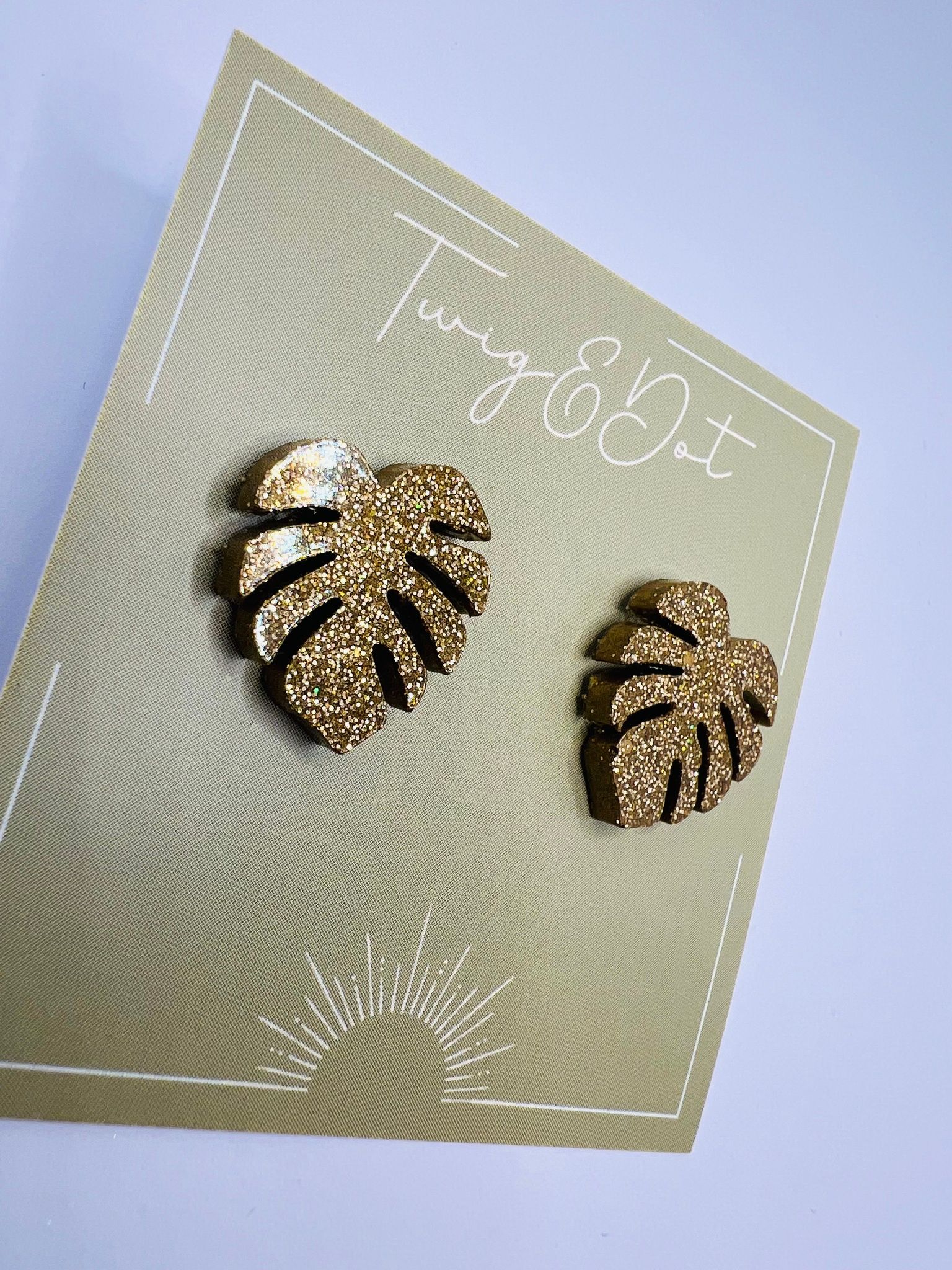 Mini Monstera Bronze Gold - stift