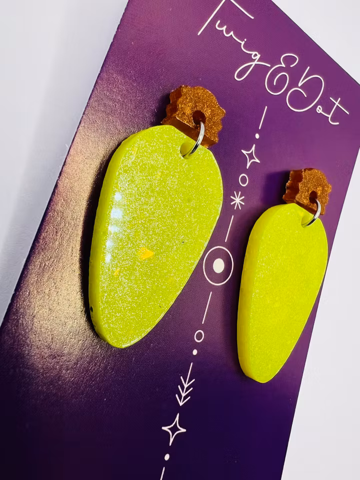 Christmas Lights - Neon Yellow