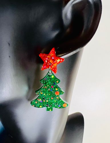 Christmas Tree - Red Star