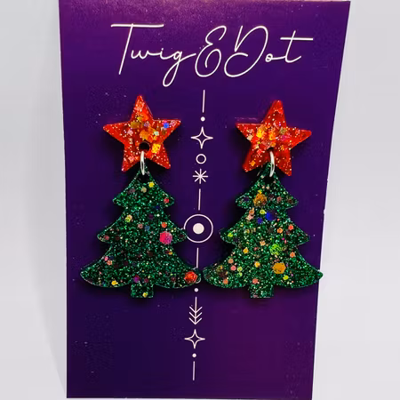 Christmas Tree - Red Star