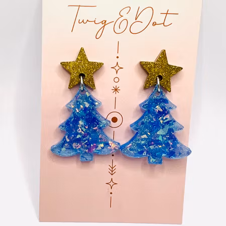 Christmas Tree -  Dark Gold Star