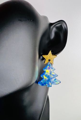 Christmas Tree -  Dark Gold Star