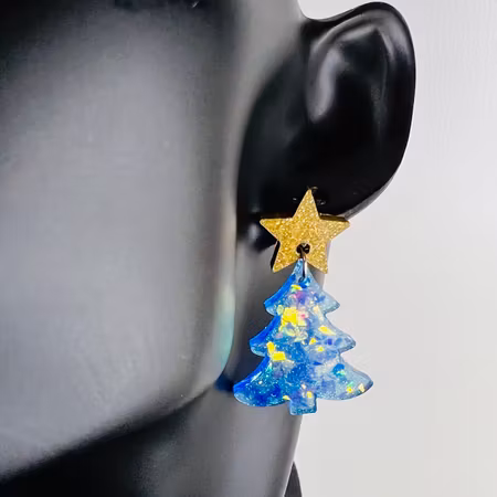 Christmas Tree -  Dark Gold Star