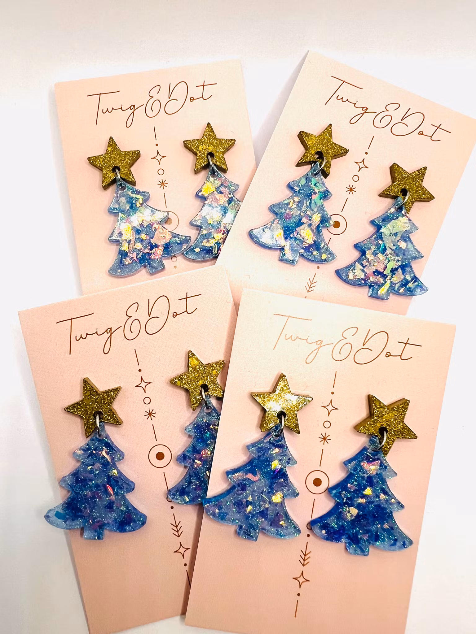Christmas Tree -  Dark Gold Star