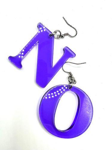 NO in purple