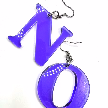 NO in purple