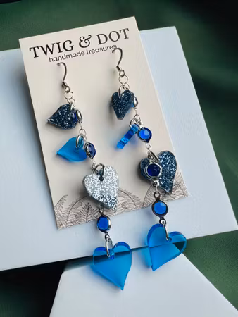 Lovely leafs in blue