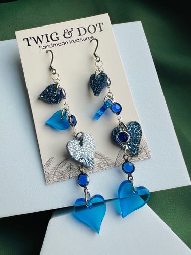 Lovely leafs in blue