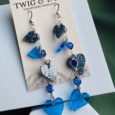 Lovely leafs in blue