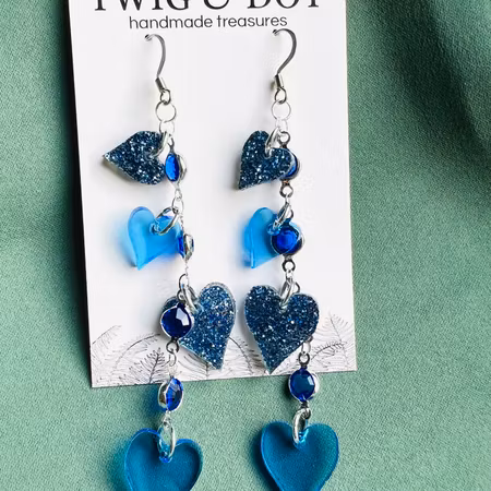 Lovely leafs in blue