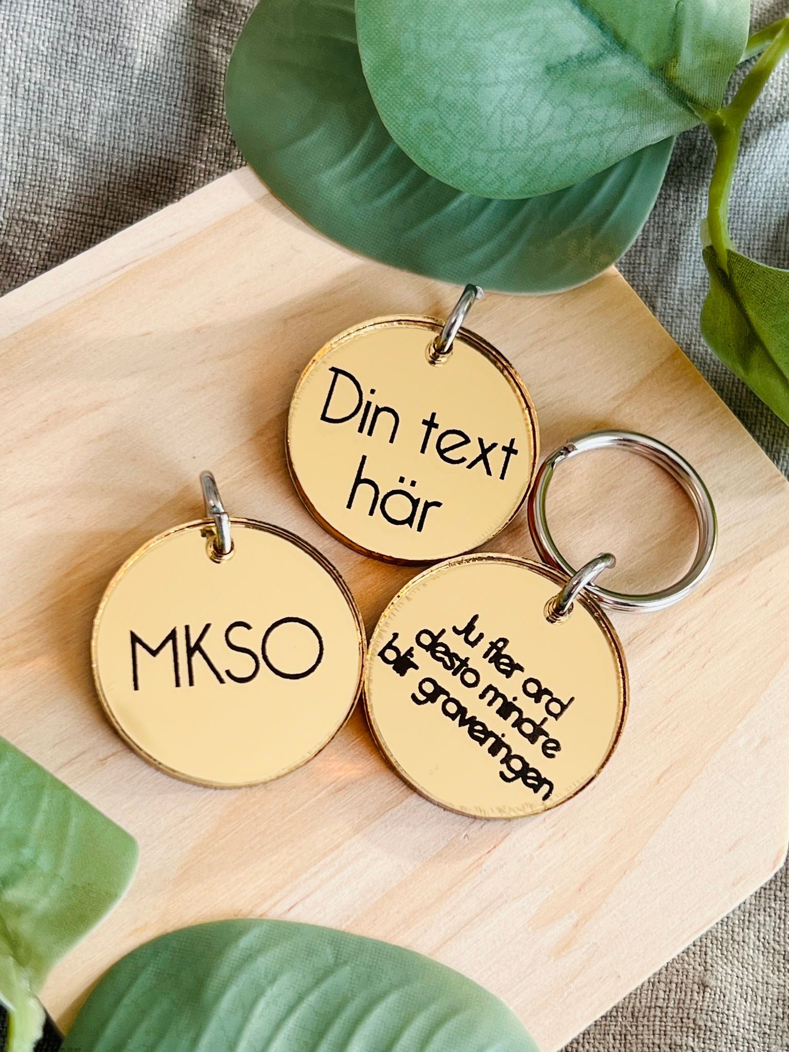 WE - eget val av text