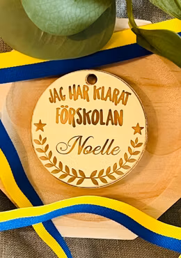 "Jag har klarat"-medalj - Eget val av namn och ord