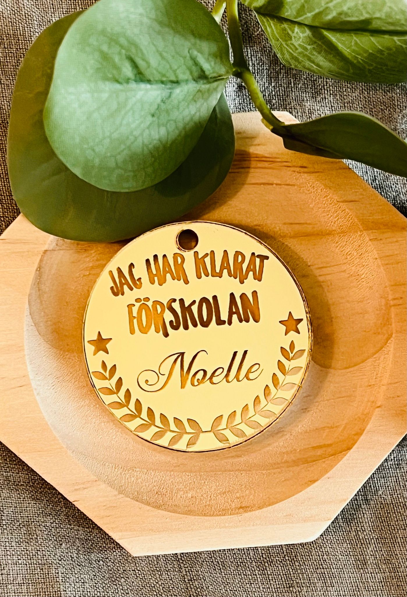 "Jag har klarat"-medalj - Eget val av namn och ord