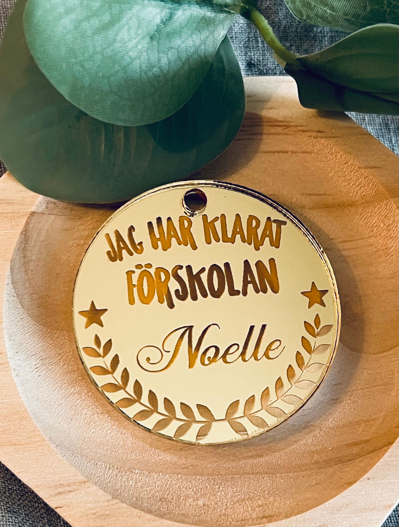 "Jag har klarat"-medalj - Eget val av namn och ord