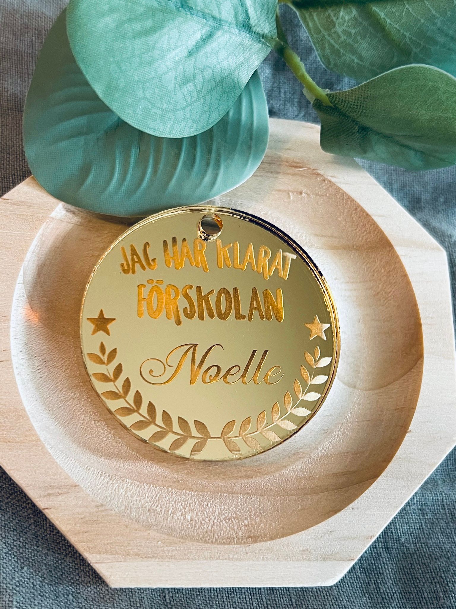 "Jag har klarat"-medalj - Eget val av namn och ord
