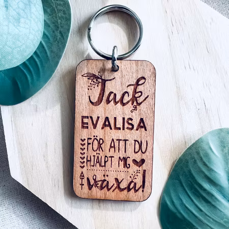 Tack - med eget namn