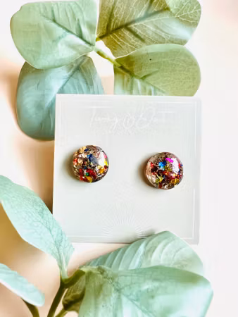 Happy Birthday! - Button Studs