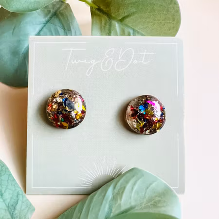 Happy Birthday! - Button Studs