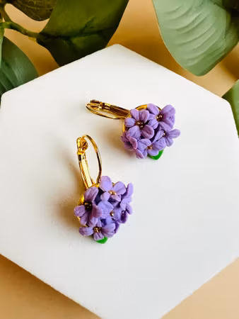 Petites fleurs - Violet clair