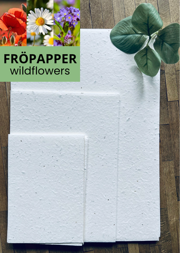 Planterbart fröpapper - olika storlekar