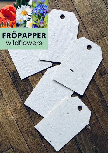 Planterbart fröpapper - etiketter