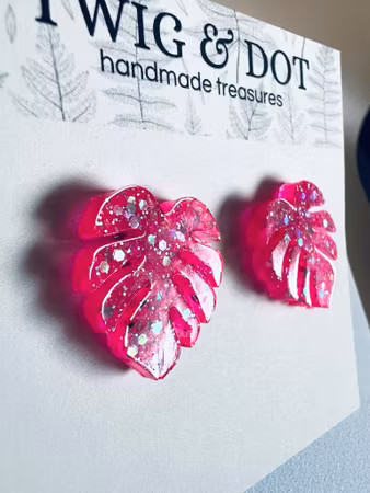 Mini Monstera SuperPink - stift