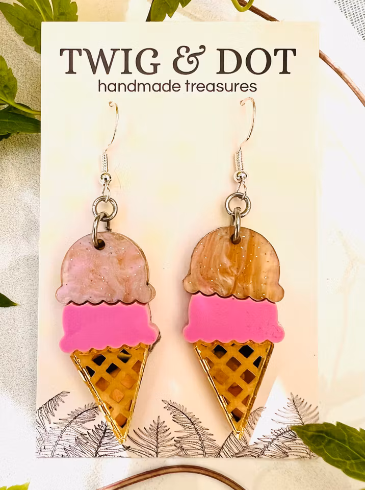 Peach sorbet ice cream