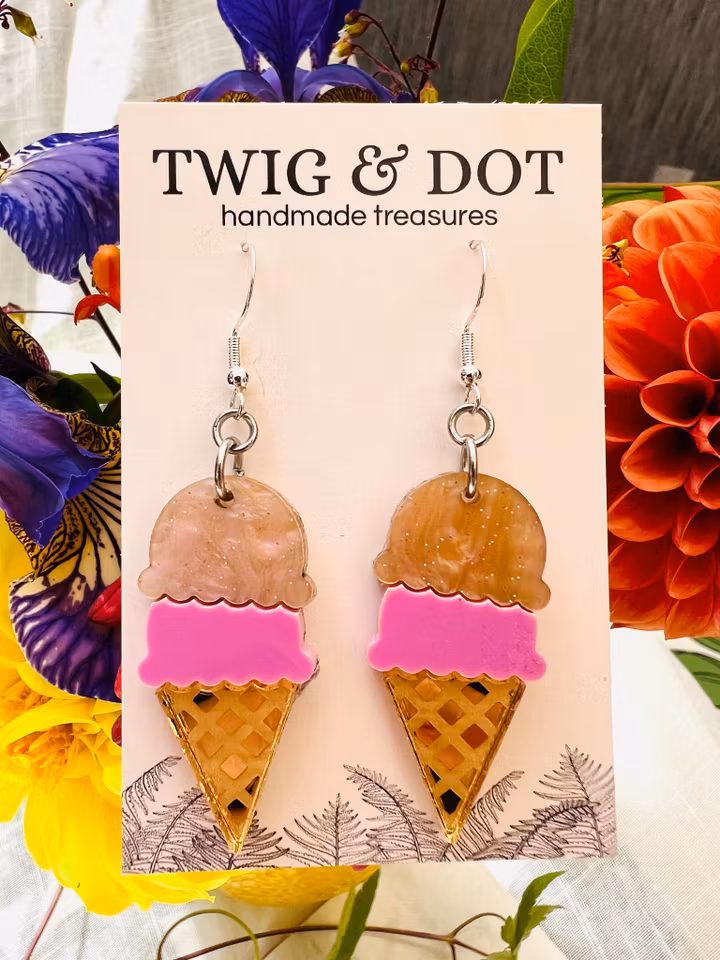 Peach sorbet ice cream