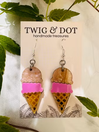 Peach sorbet ice cream