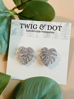 Mini Monstera Holo Silver - stift