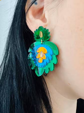 Peacock Mardi Gras