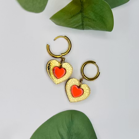 Beaming Heart - Red