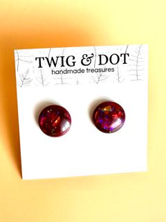 Night Glam Button Studs