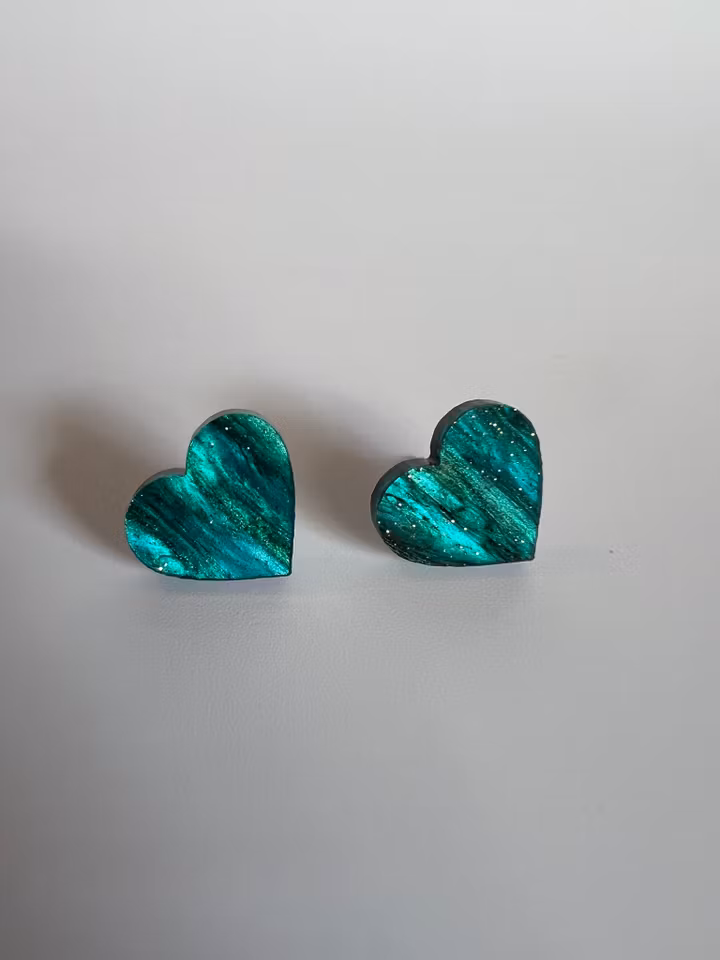Emerald sky Heart