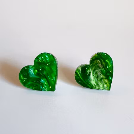 Malachite Green Heart