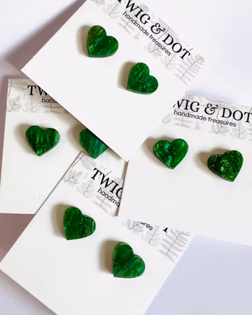 Malachite Green Heart