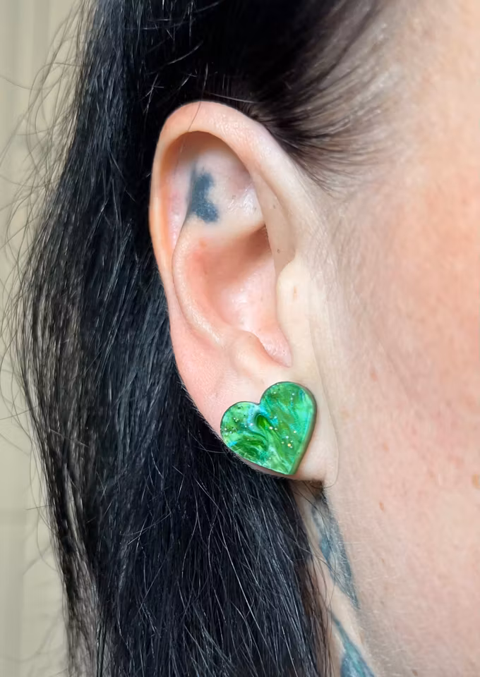 Malachite Green Heart