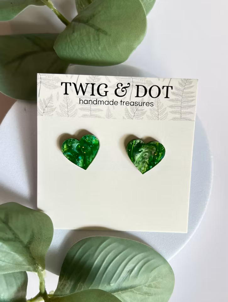 Malachite Green Heart