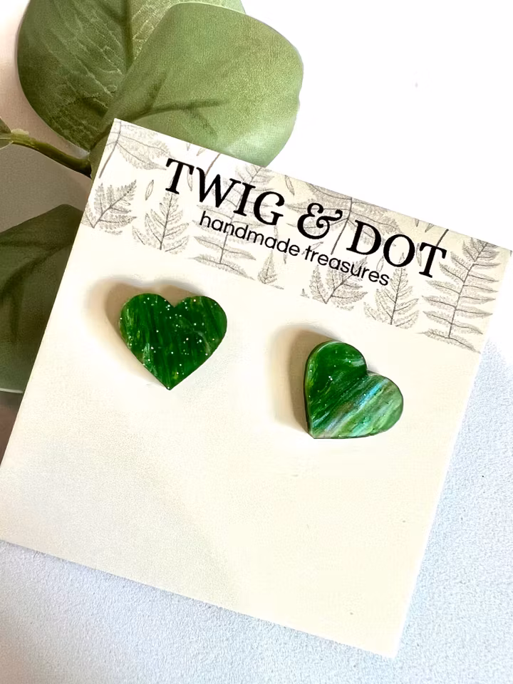 Malachite Green Heart