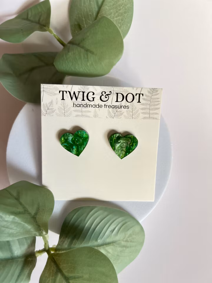 Malachite Green Heart