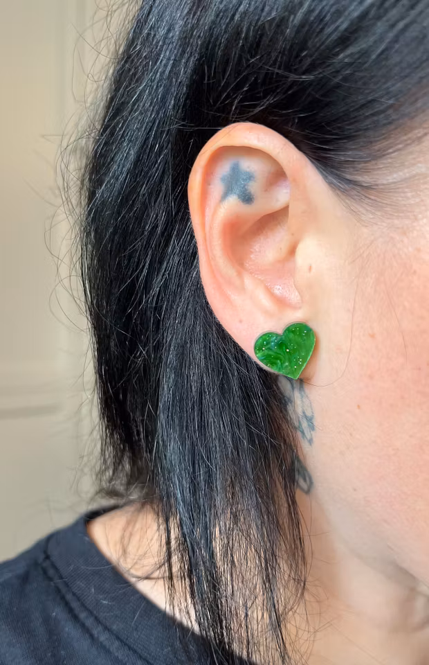 Malachite Green Heart