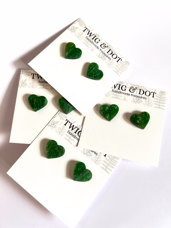 Malachite Green Heart